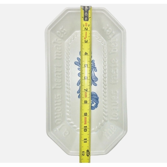 🥖Pfaltzgraff Bread Plate Yorktowne Joyous Heart Make the Loaves Taste Better🥖 - Picture 6 of 7